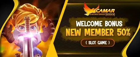 Bonus Selamat Datang Member Baru 100% promotion banner